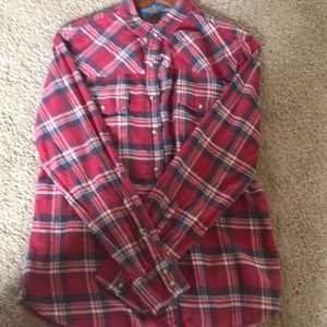 Button down flannel shirt